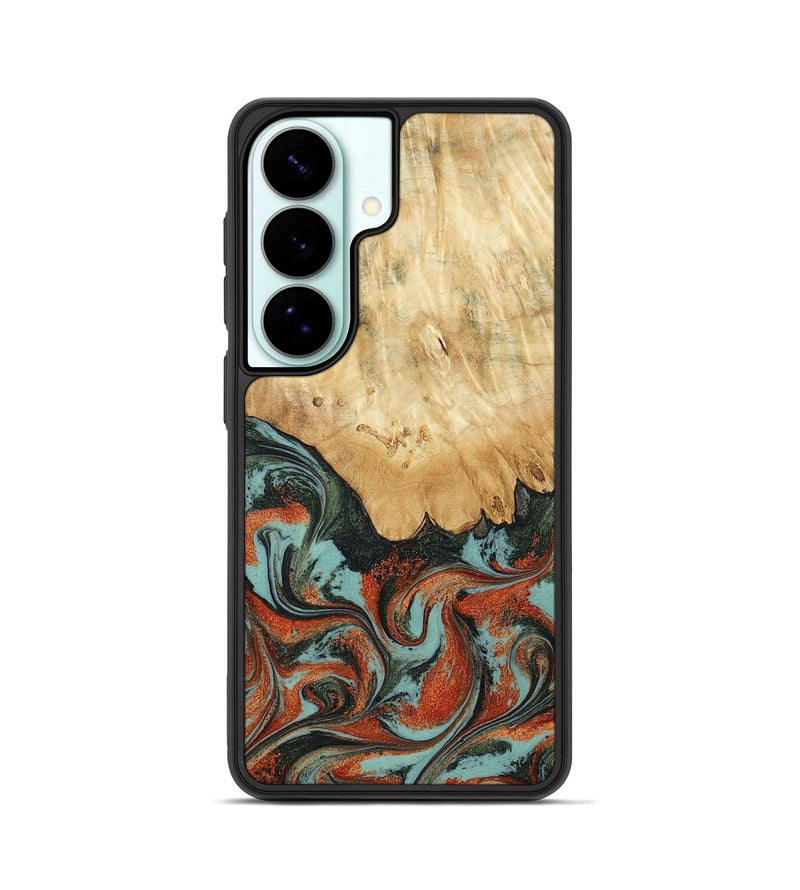 Galaxy S26 Wood Phone Case - Nella (Green, 819098)