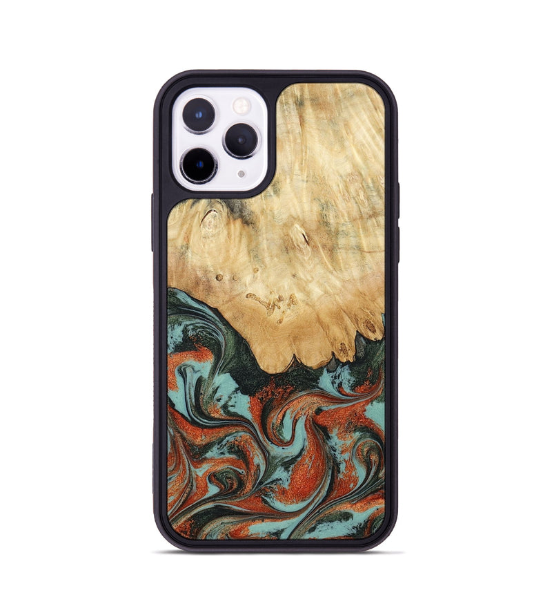 iPhone 11 Pro Wood Phone Case - Nella (Green, 819098)