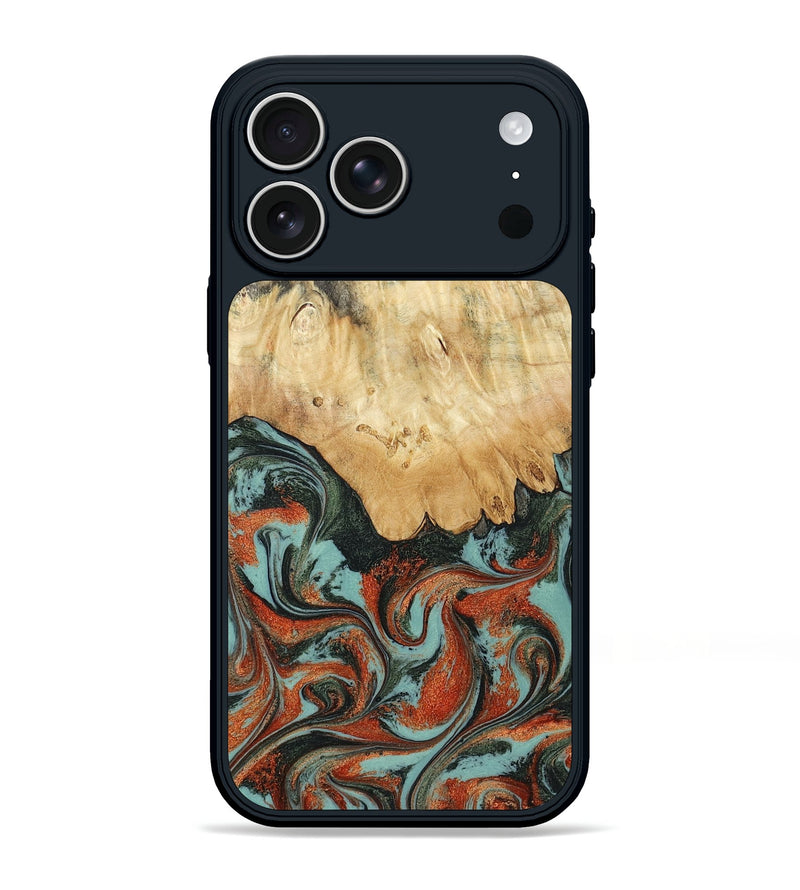 iPhone 17 Pro Max Wood Phone Case - Nella (Green, 819098)
