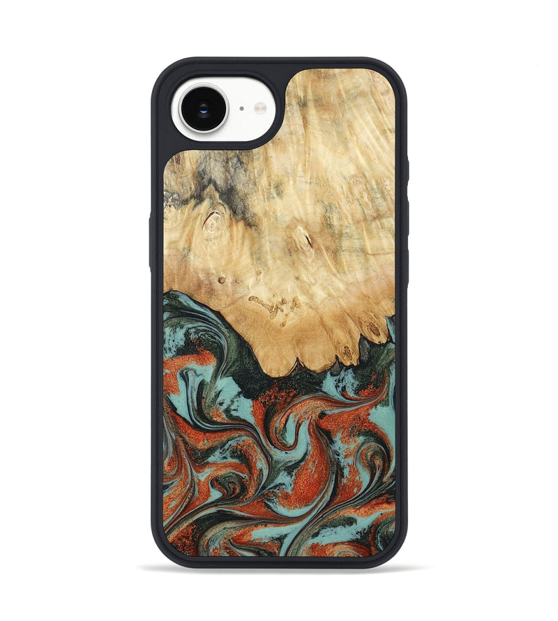 iPhone 17e Wood Phone Case - Nella (Green, 819098)