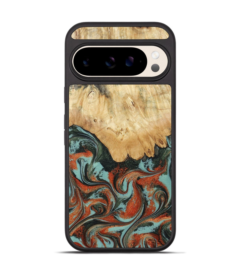 Pixel 10 Wood Phone Case - Nella (Green, 819098)