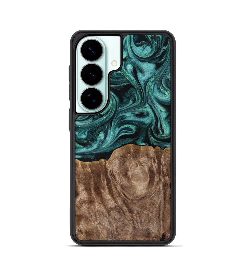 Galaxy S26 Wood Phone Case - Desirae (Ancient Olive, 819099)