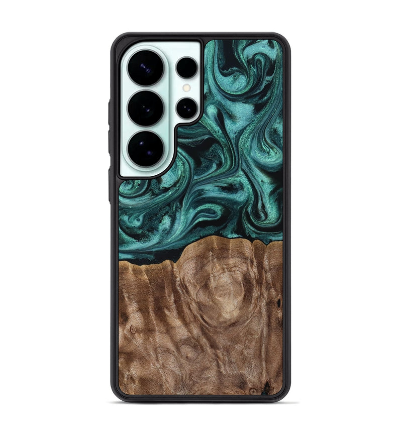Galaxy S26 Ultra Wood Phone Case - Desirae (Ancient Olive, 819099)