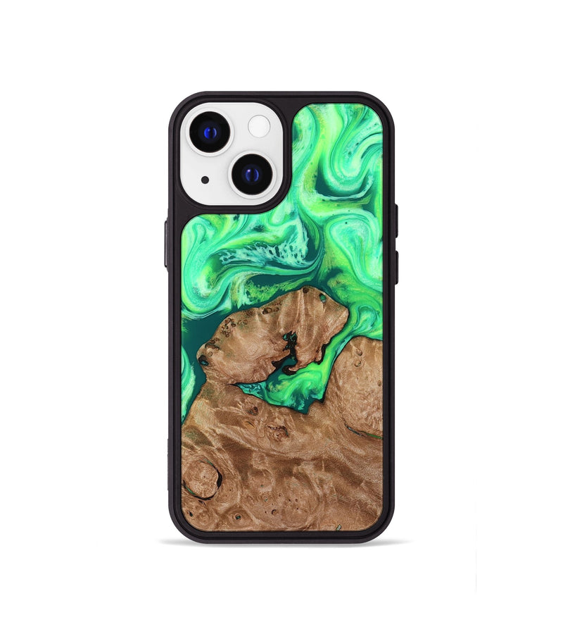 iPhone 13 mini Wood Phone Case - Chris (Neon, 819106)