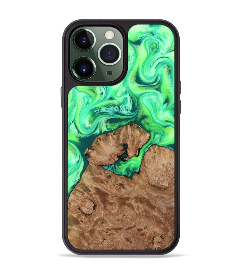 iPhone 13 Pro Max Wood Phone Case - Chris (Neon, 819106)