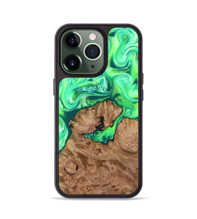 iPhone 13 Pro Wood Phone Case - Chris (Neon, 819106)