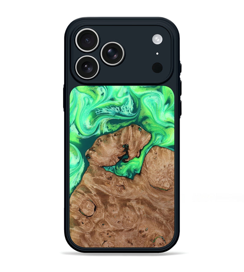 iPhone 17 Pro Max Wood Phone Case - Chris (Neon, 819106)