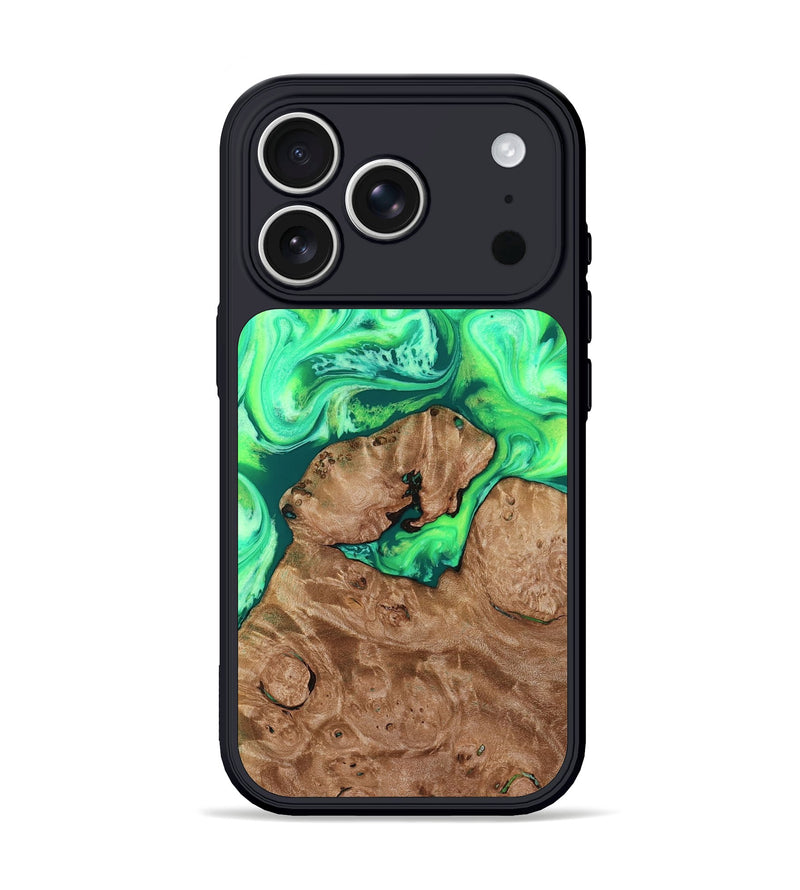 iPhone 17 Pro Wood Phone Case - Chris (Neon, 819106)