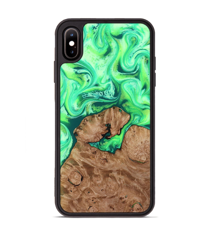 iPhone Xs Max Wood Phone Case - Chris (Neon, 819106)