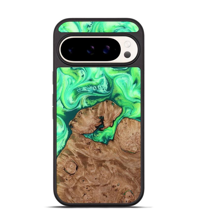 Pixel 9 Pro Wood Phone Case - Chris (Neon, 819106)