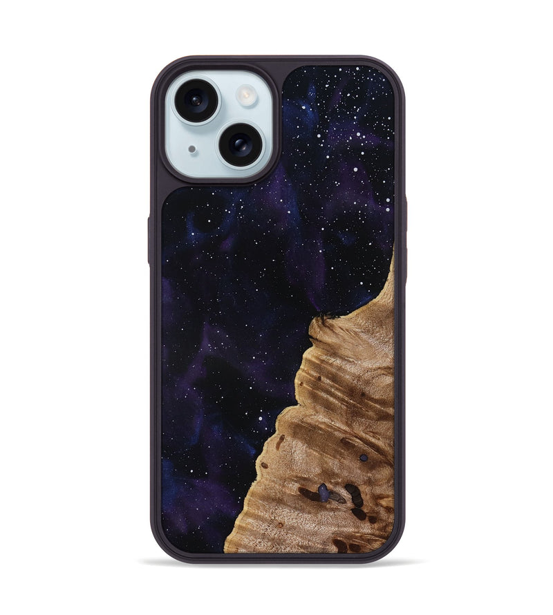 iPhone 15 Wood Phone Case - Bobbie (Cosmos, 819108)
