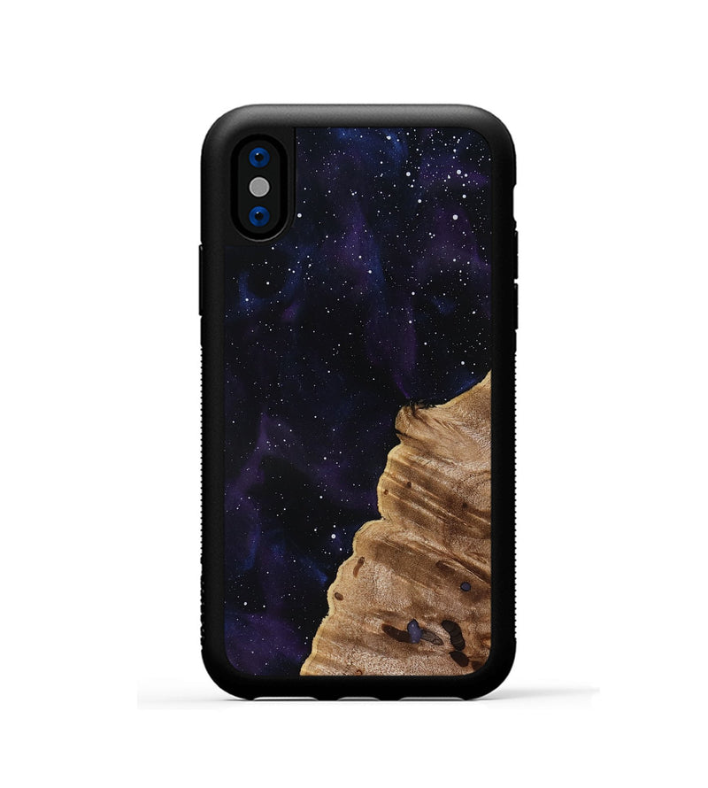 iPhone Xs Wood Phone Case - Bobbie (Cosmos, 819108)