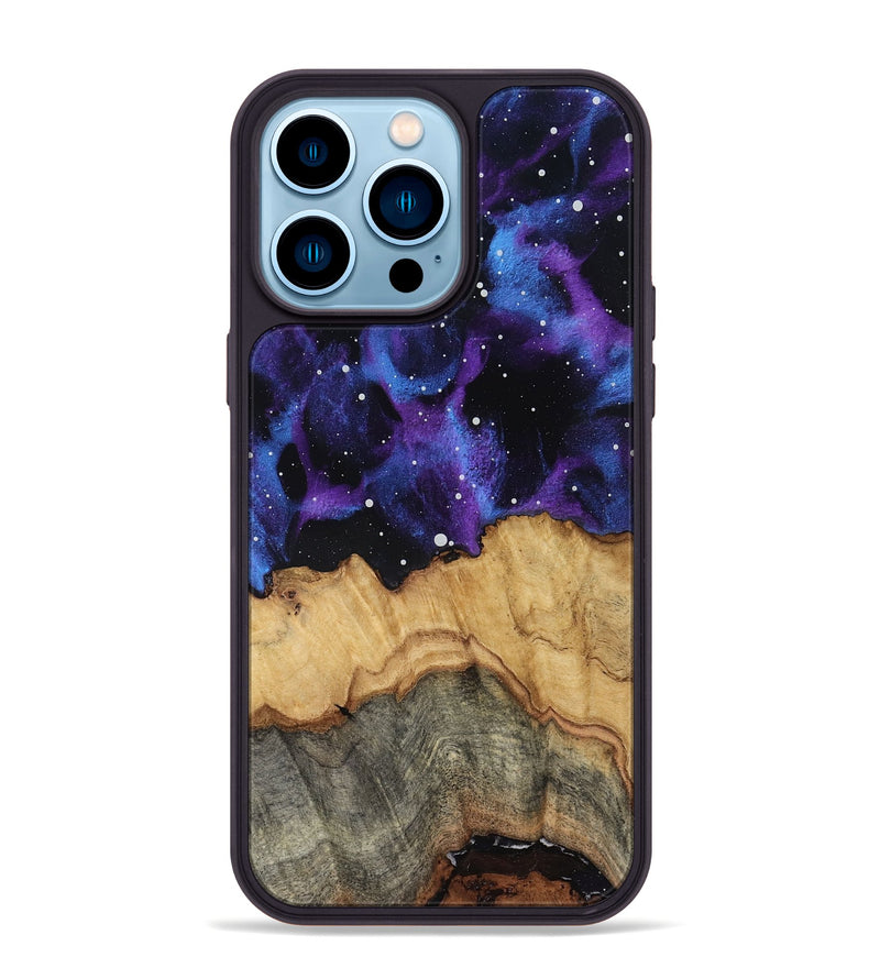 iPhone 14 Pro Max Wood Phone Case - Jeanna (Cosmos, 819112)