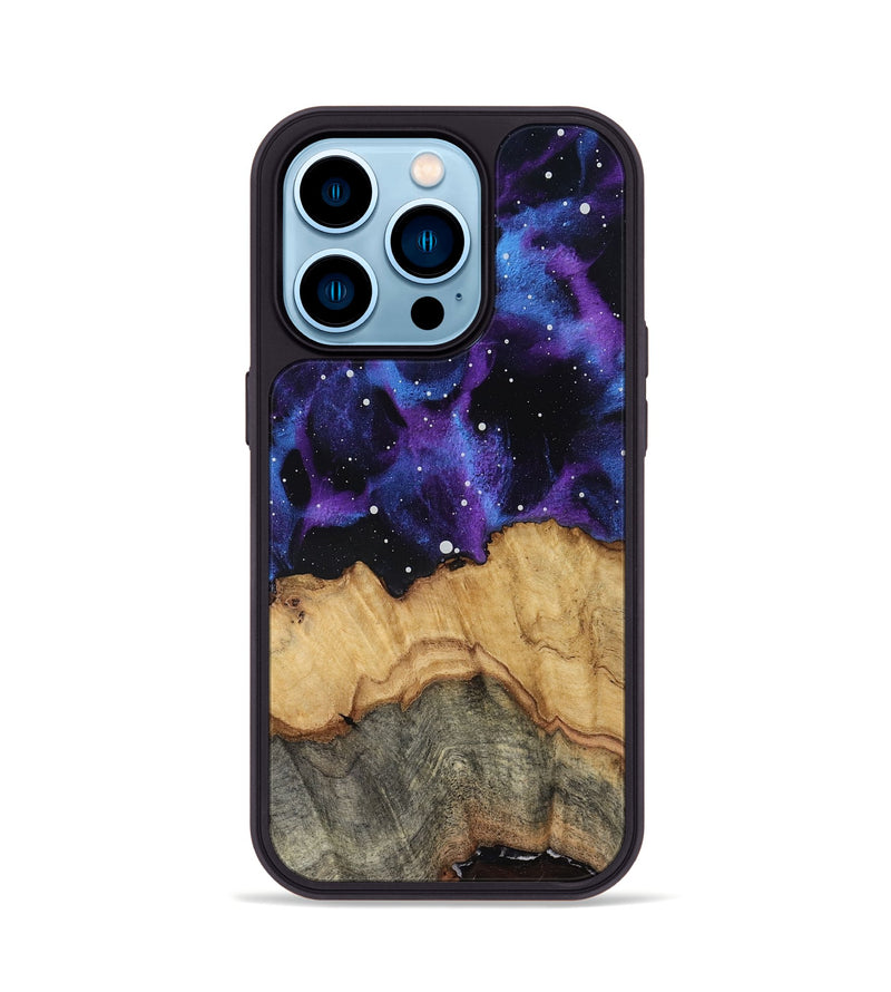 iPhone 14 Pro Wood Phone Case - Jeanna (Cosmos, 819112)
