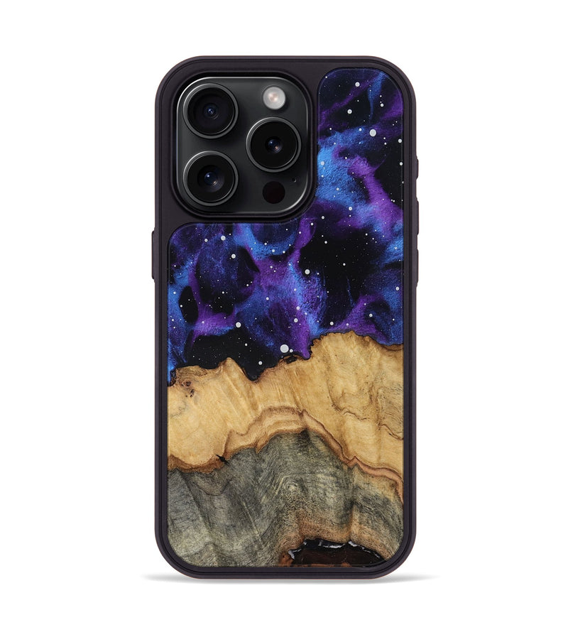 iPhone 15 Pro Wood Phone Case - Jeanna (Cosmos, 819112)