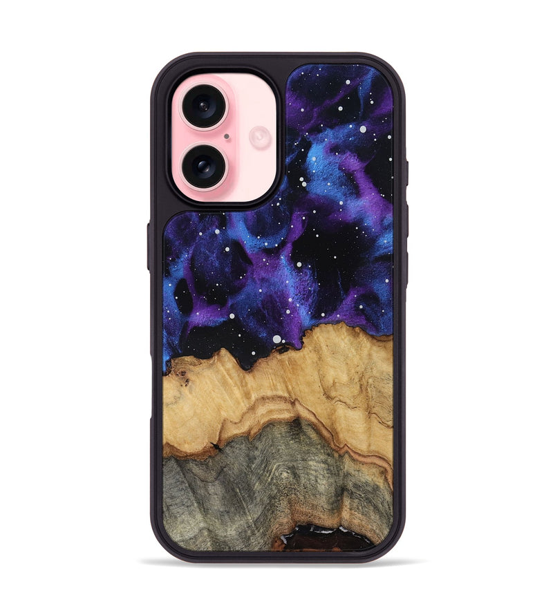 iPhone 16 Wood Phone Case - Jeanna (Cosmos, 819112)