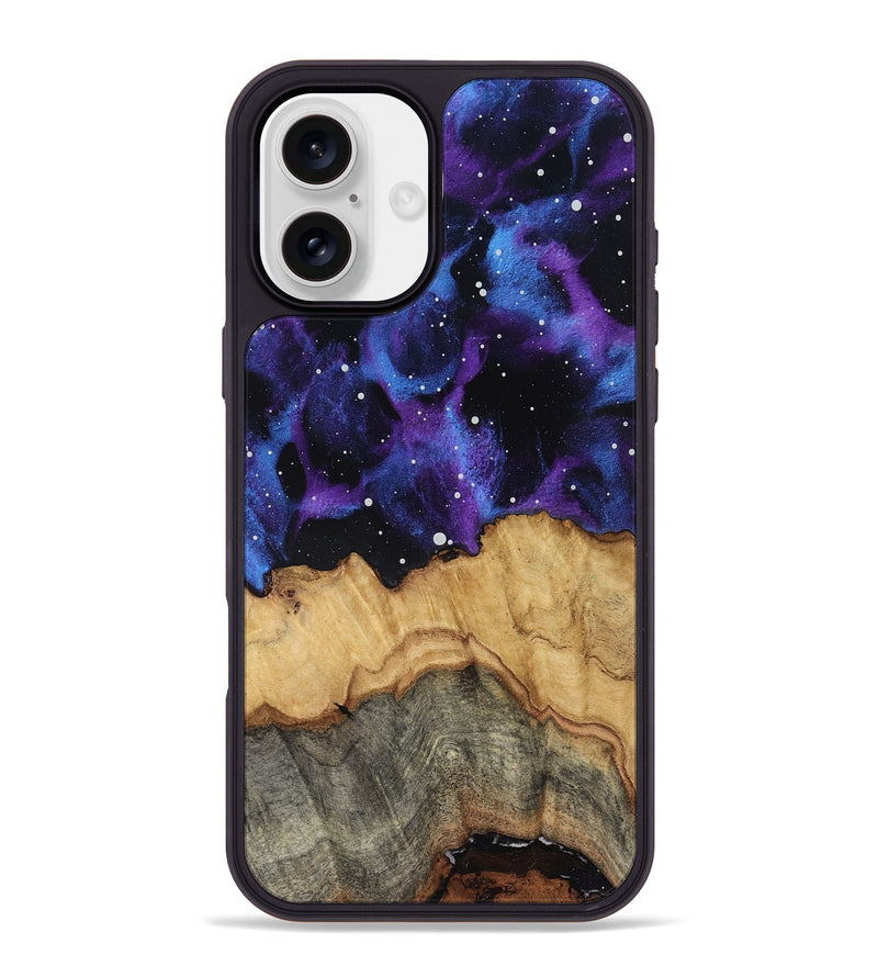 iPhone 16 Plus Wood Phone Case - Jeanna (Cosmos, 819112)