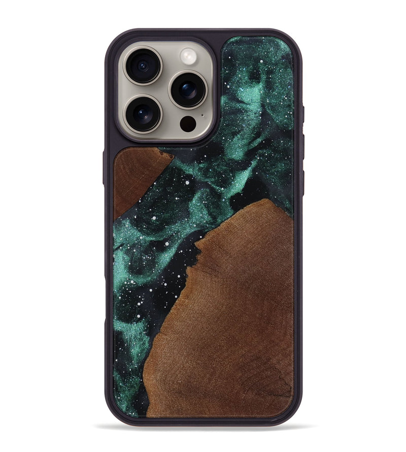 iPhone 16 Pro Max Wood Phone Case - Clover (Cosmos, 819115)
