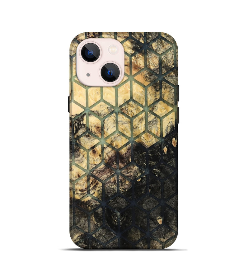 iPhone 13 mini Wood Live Edge Phone Case - Janessa (Pattern, 819124)