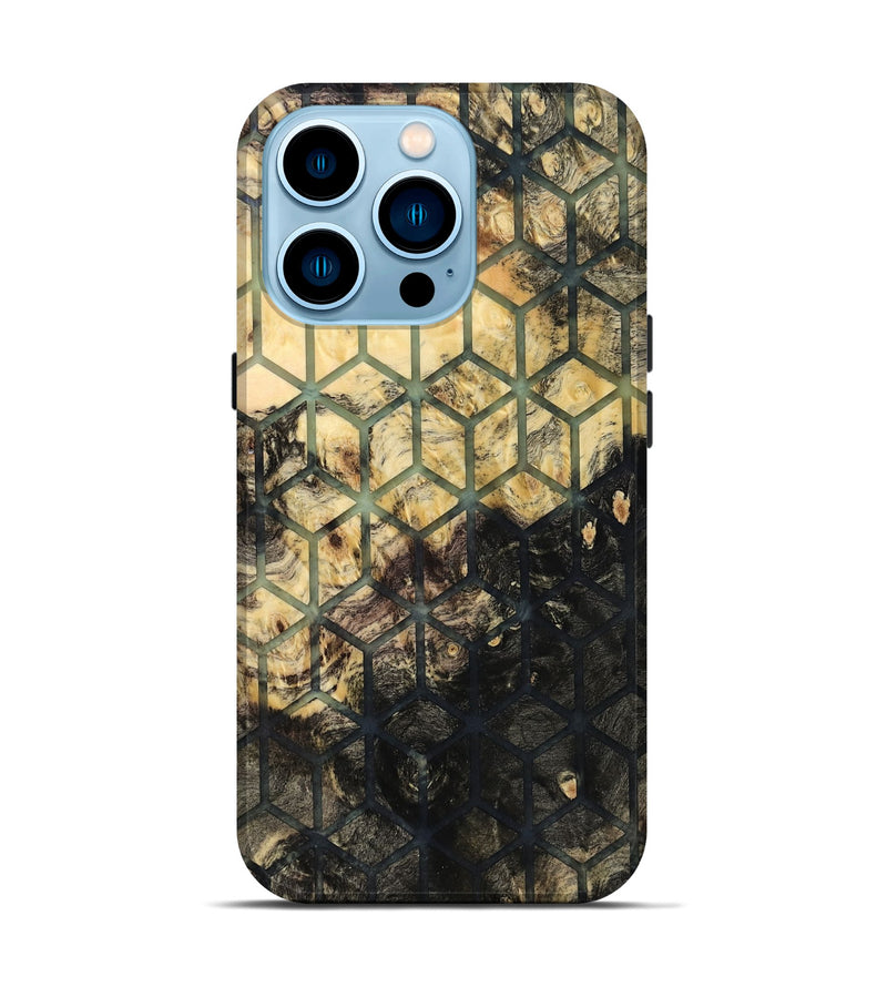 iPhone 14 Pro Wood Live Edge Phone Case - Janessa (Pattern, 819124)