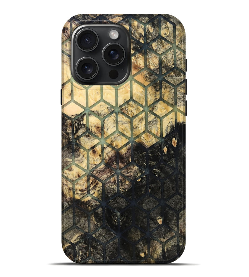 iPhone 16 Pro Max Wood Live Edge Phone Case - Janessa (Pattern, 819124)