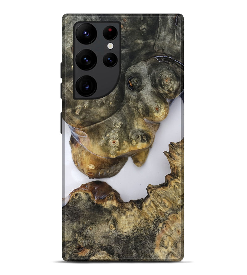 Galaxy S22 Ultra Wood Live Edge Phone Case - Jesiah (Clear, 819125)