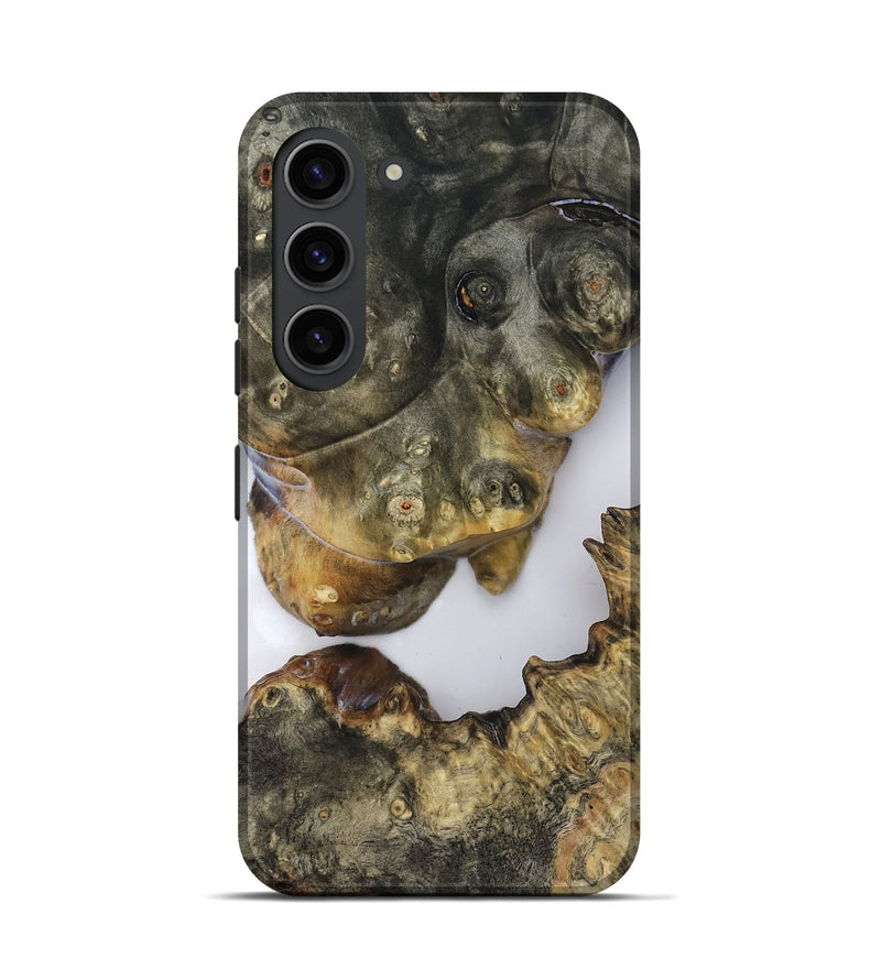 Galaxy S23 Wood Live Edge Phone Case - Jesiah (Clear, 819125)