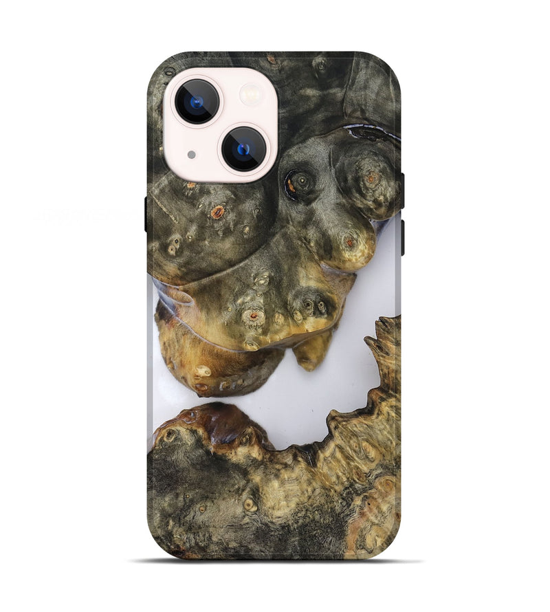iPhone 13 Wood Live Edge Phone Case - Jesiah (Clear, 819125)