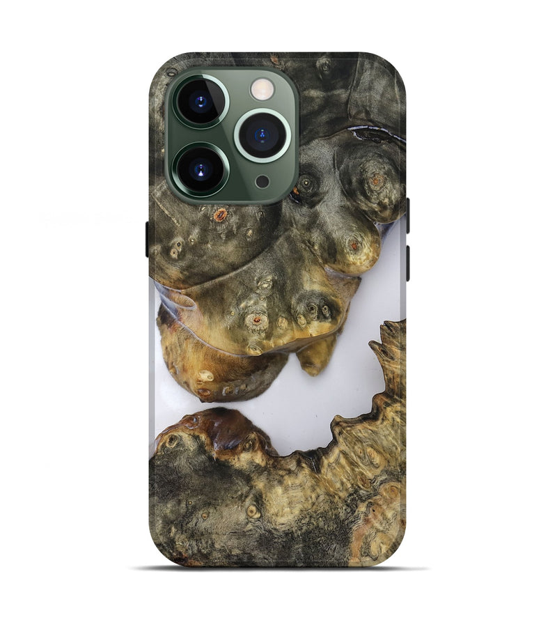 iPhone 13 Pro Wood Live Edge Phone Case - Jesiah (Clear, 819125)