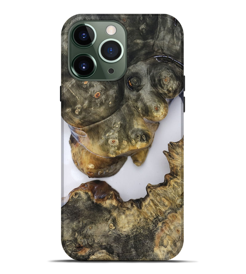 iPhone 13 Pro Max Wood Live Edge Phone Case - Jesiah (Clear, 819125)