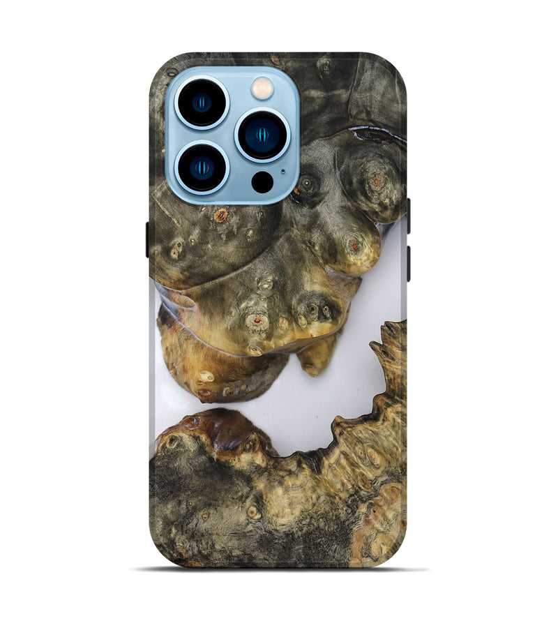 iPhone 14 Pro Wood Live Edge Phone Case - Jesiah (Clear, 819125)