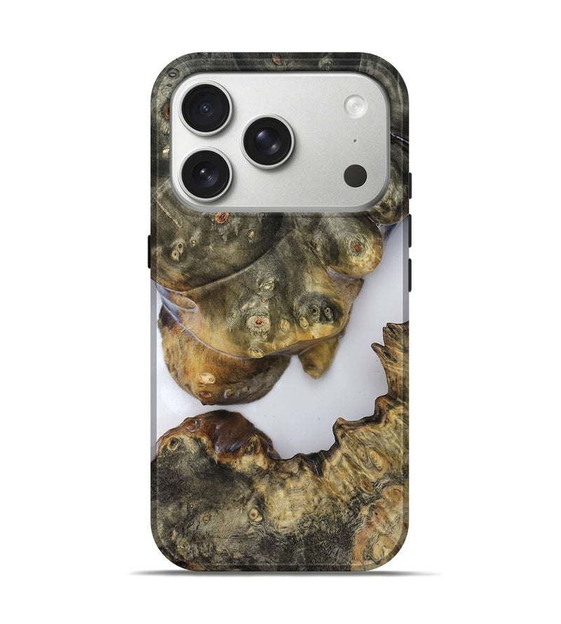 iPhone 17 Pro Wood Live Edge Phone Case - Jesiah (Clear, 819125)
