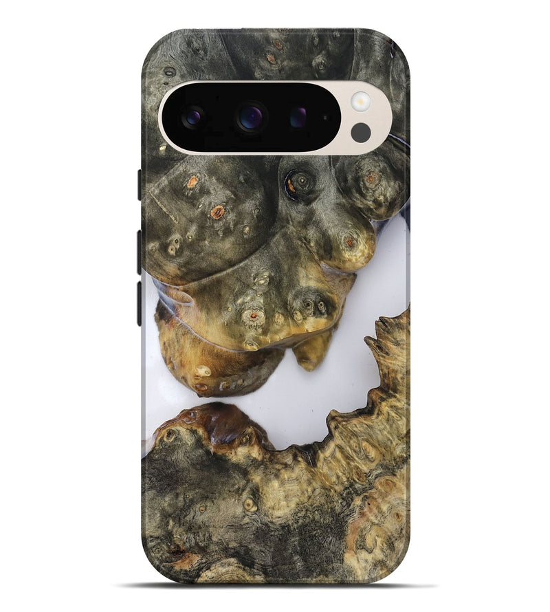 Pixel 10 Pro XL Wood Live Edge Phone Case - Jesiah (Clear, 819125)
