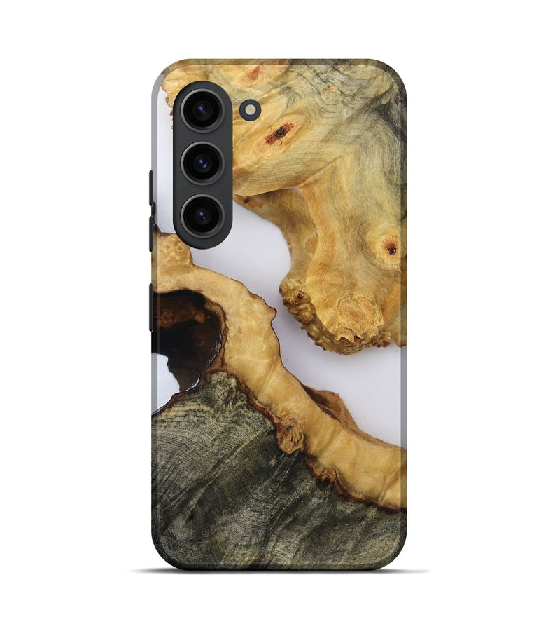 Galaxy S23 Wood Live Edge Phone Case - Emilie (Clear, 819126)