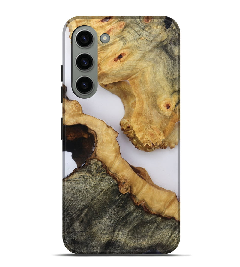 Galaxy S23 Plus Wood Live Edge Phone Case - Emilie (Clear, 819126)