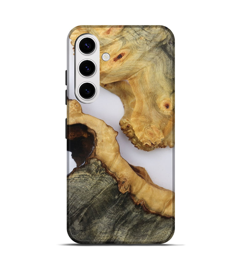 Galaxy S25 Wood Live Edge Phone Case - Emilie (Clear, 819126)