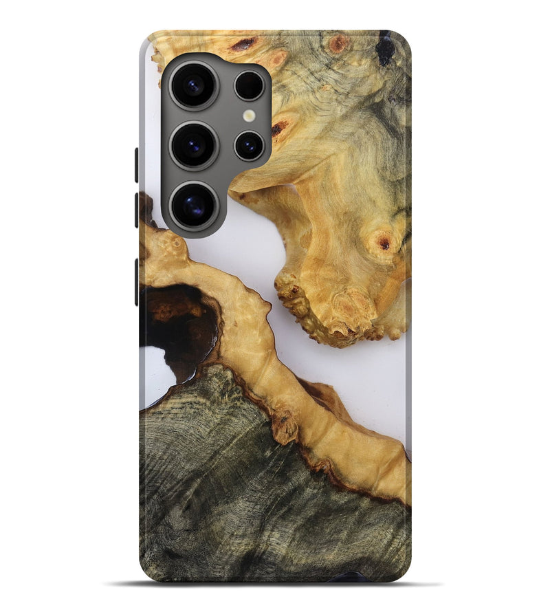 Galaxy S25 Ultra Wood Live Edge Phone Case - Emilie (Clear, 819126)