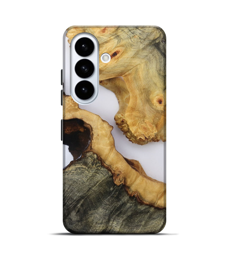 Galaxy S26 Wood Live Edge Phone Case - Emilie (Clear, 819126)
