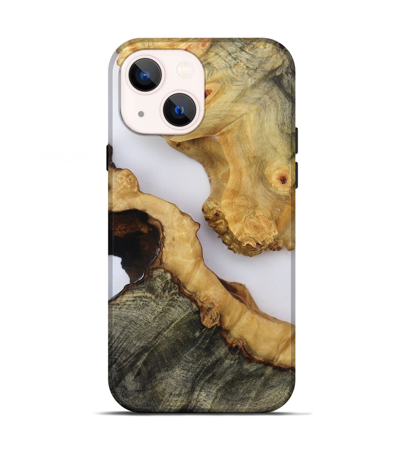 iPhone 13 Wood Live Edge Phone Case - Emilie (Clear, 819126)