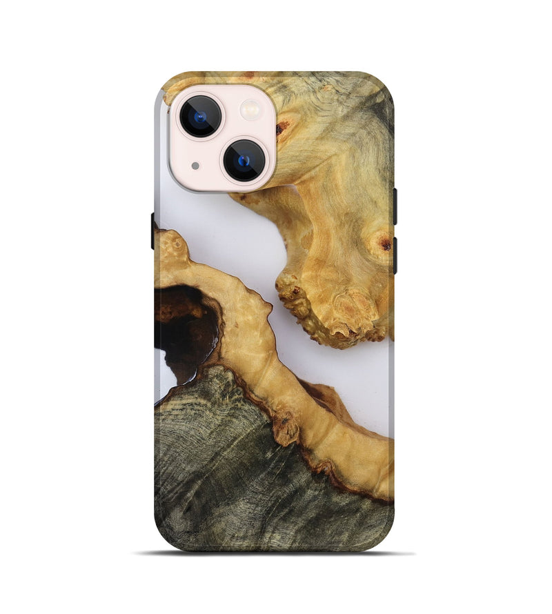iPhone 13 mini Wood Live Edge Phone Case - Emilie (Clear, 819126)