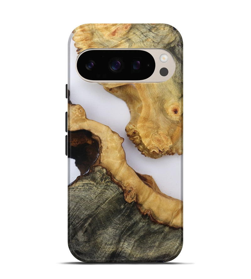 Pixel 10 Pro Wood Live Edge Phone Case - Emilie (Clear, 819126)