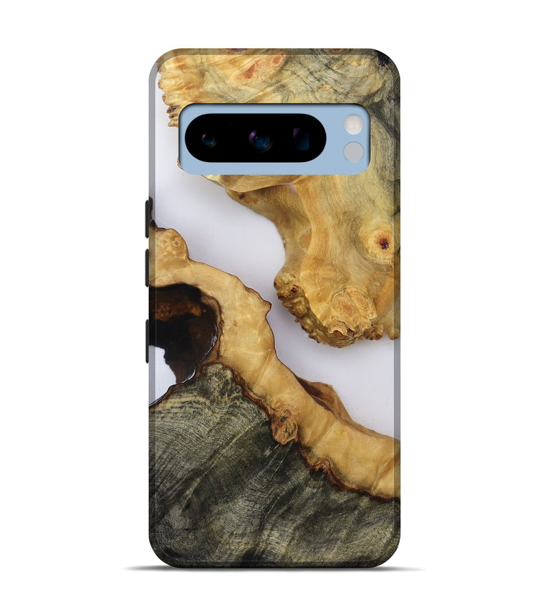 Pixel 8 Pro Wood Live Edge Phone Case - Emilie (Clear, 819126)
