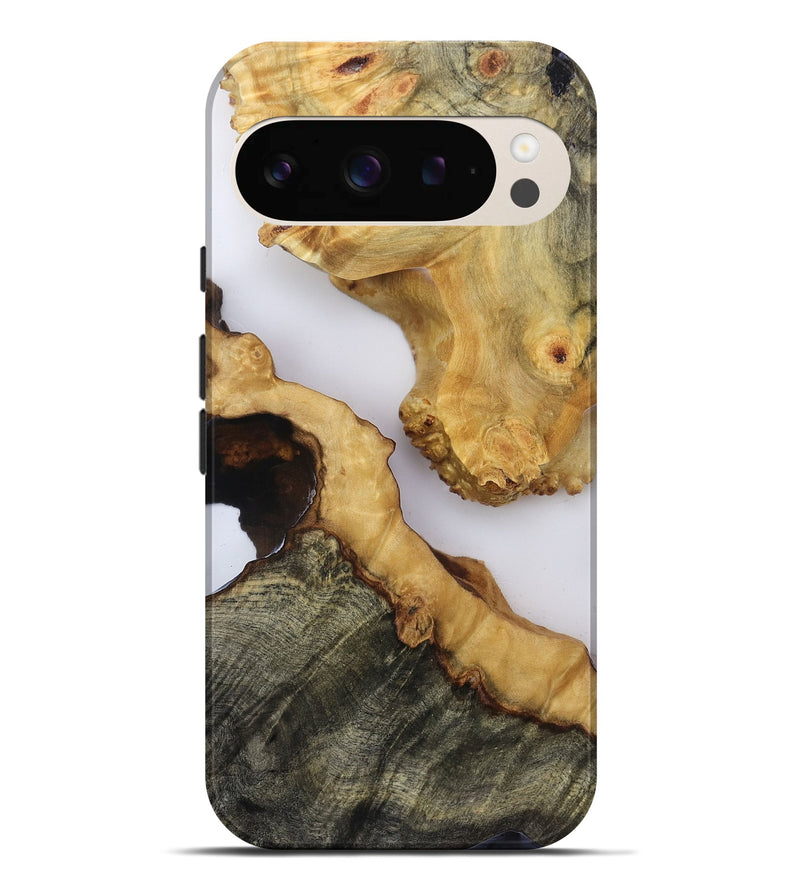 Pixel 9 Pro XL Wood Live Edge Phone Case - Emilie (Clear, 819126)