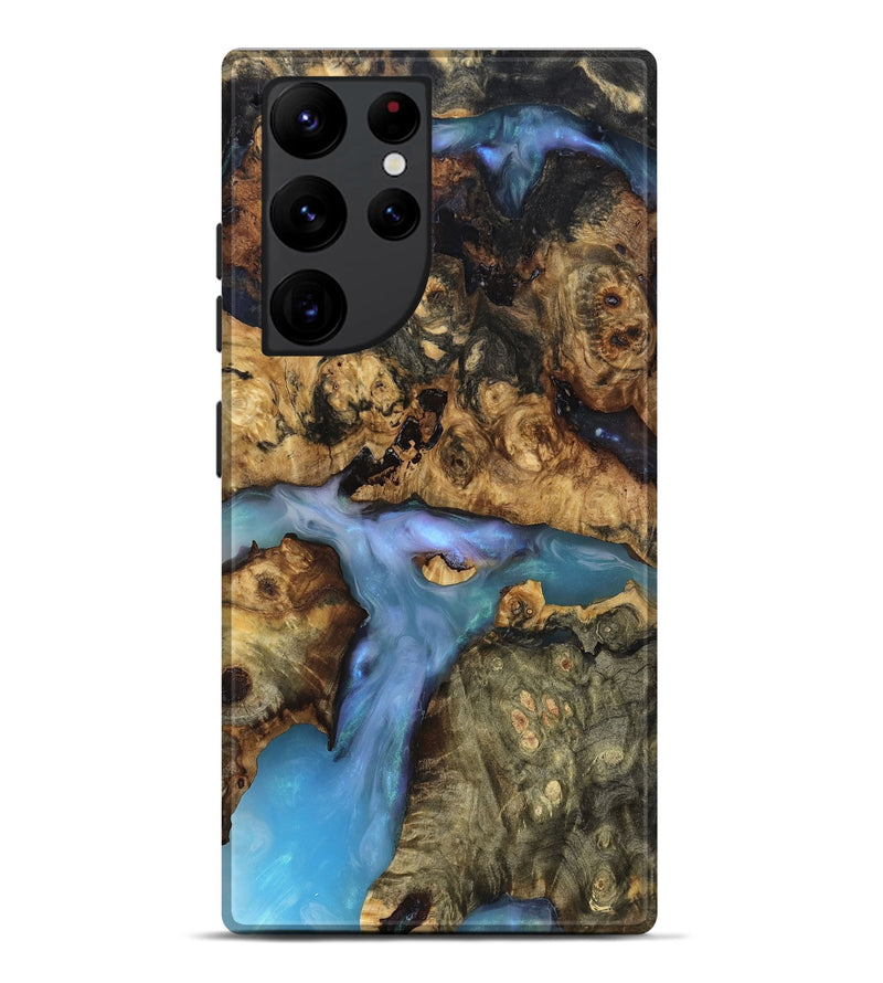 Galaxy S22 Ultra Wood Live Edge Phone Case - Ashly (Clear, 819127)
