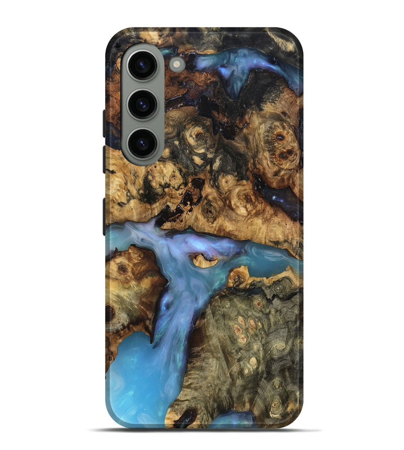 Galaxy S23 Plus Wood Live Edge Phone Case - Ashly (Clear, 819127)