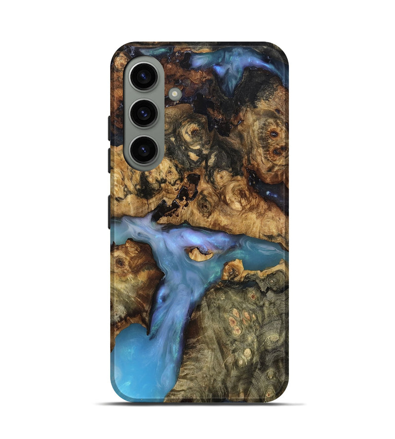Galaxy S24 Wood Live Edge Phone Case - Ashly (Clear, 819127)