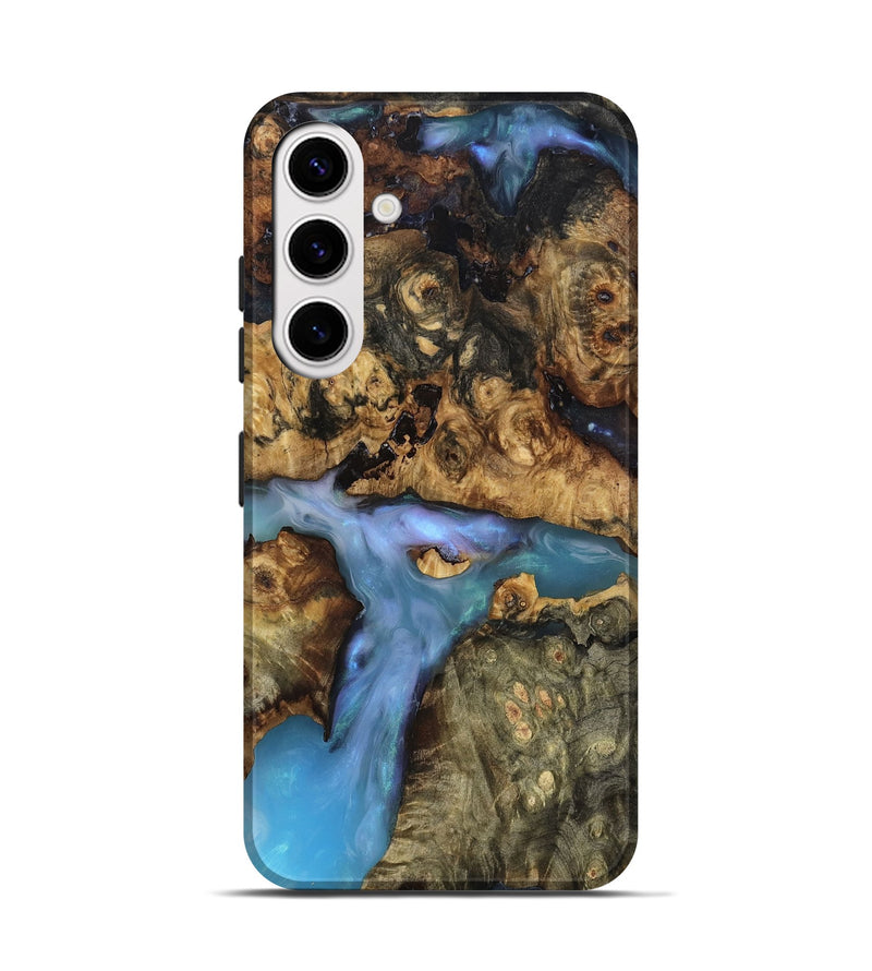 Galaxy S25 Wood Live Edge Phone Case - Ashly (Clear, 819127)