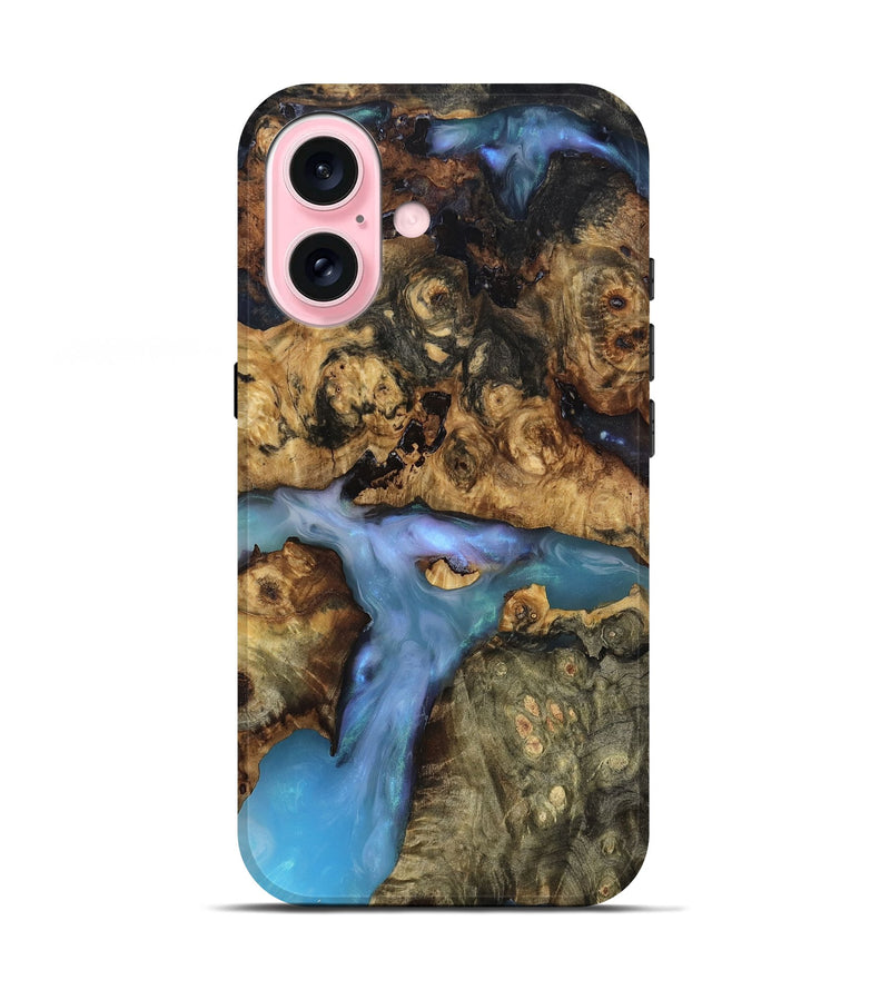 iPhone 17 Wood Live Edge Phone Case - Ashly (Clear, 819127)
