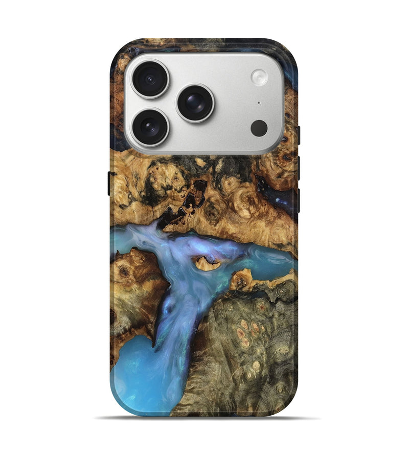 iPhone 17 Pro Wood Live Edge Phone Case - Ashly (Clear, 819127)