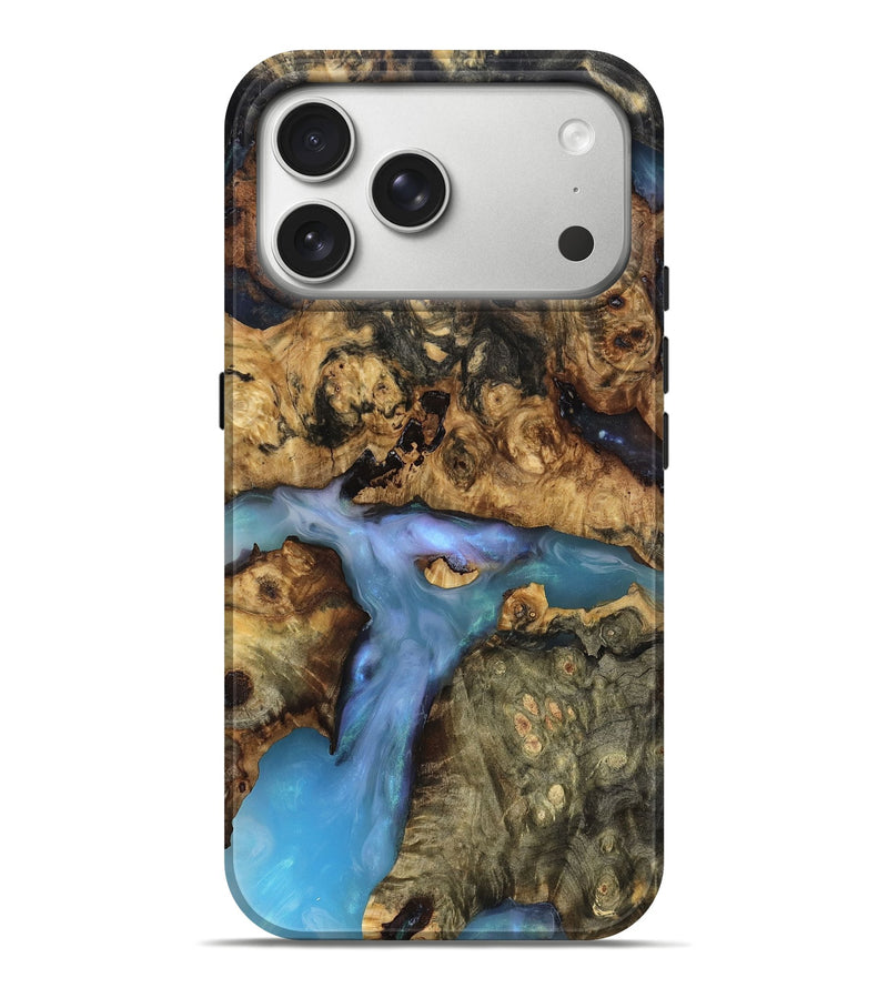 iPhone 17 Pro Max Wood Live Edge Phone Case - Ashly (Clear, 819127)